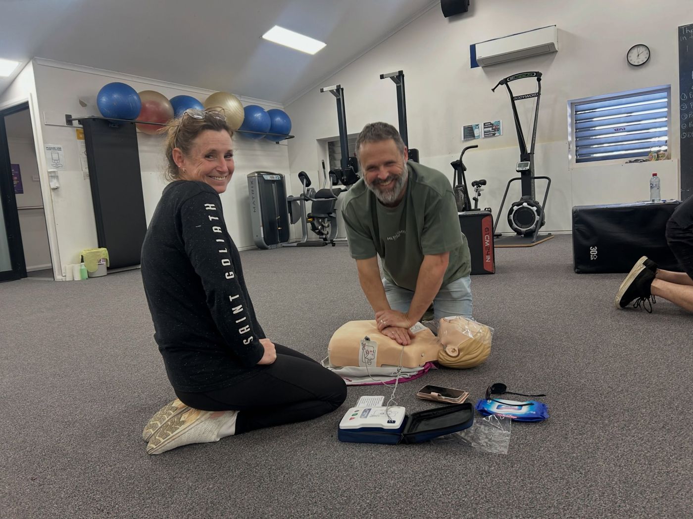 CPR-certified team